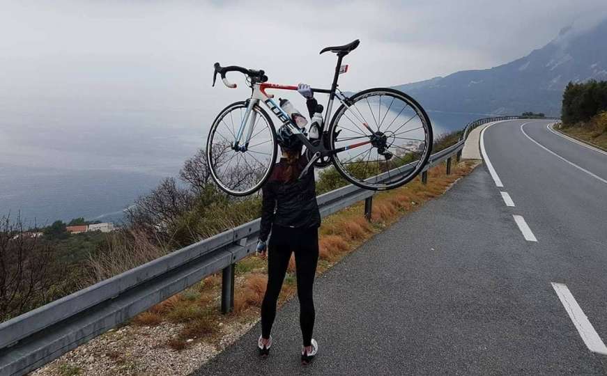 Nakon pređenih 1.050 kilometara biciklom Maja Bonačić u Sarajevu